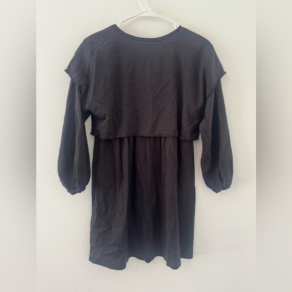 Andorine Girls Upscale Boutique Black Layered Dress NWT Size 12 - Picture 2 of 10